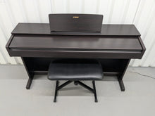 Load image into Gallery viewer, Yamaha Arius YDP-143 Digital Piano and stool dark rosewood finish stock #24600