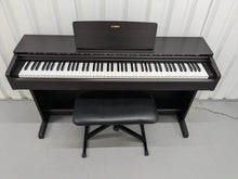 Load image into Gallery viewer, Yamaha Arius YDP-143 Digital Piano and stool dark rosewood finish stock #24600