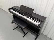 Load image into Gallery viewer, Yamaha Arius YDP-143 Digital Piano and stool dark rosewood finish stock #24600