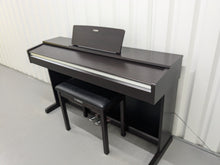 Load image into Gallery viewer, Yamaha Arius YDP-142 Digital Piano and stool in dark rosewood stock #24607