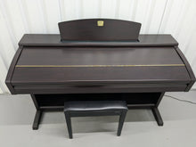 Load image into Gallery viewer, YAMAHA CLAVINOVA CVP-503 DIGITAL PIANO + STOOL IN DARK ROSEWOOD stock 24613