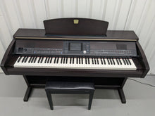 Load image into Gallery viewer, YAMAHA CLAVINOVA CVP-503 DIGITAL PIANO + STOOL IN DARK ROSEWOOD stock 24613