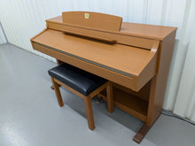 Load image into Gallery viewer, Yamaha Clavinova CLP-330 Digital Piano and stool cherry wood finish stock #24612