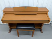 Load image into Gallery viewer, Yamaha Clavinova CLP-330 Digital Piano and stool cherry wood finish stock #24612