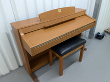 Load image into Gallery viewer, Yamaha Clavinova CLP-330 Digital Piano and stool cherry wood finish stock #24612