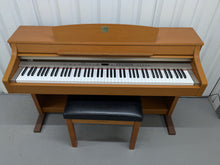 Load image into Gallery viewer, Yamaha Clavinova CLP-330 Digital Piano and stool cherry wood finish stock #24612