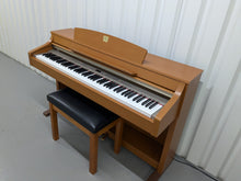 Load image into Gallery viewer, Yamaha Clavinova CLP-330 Digital Piano and stool cherry wood finish stock #24612
