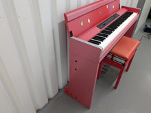 Load image into Gallery viewer, Korg LP350 compact slim size Digital Piano in pink with stool stock # 24320