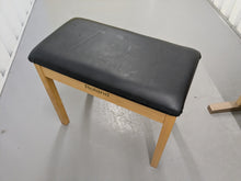 Load image into Gallery viewer, Roland HP102e digital piano and stool in light oak finish stock number 24617