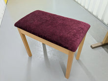 Load image into Gallery viewer, Roland HP102e digital piano and stool in light oak finish stock number 24614