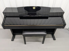 Load image into Gallery viewer, Yamaha Clavinova CLP-340PE glossy black polished ebony Piano stock #24626
