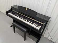 Load image into Gallery viewer, Yamaha Clavinova CLP-340PE glossy black polished ebony Piano stock #24626