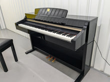 Load image into Gallery viewer, Yamaha Clavinova CLP-340PE glossy black polished ebony Piano stock #24626