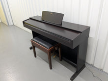Load image into Gallery viewer, Yamaha Arius YDP-143 Digital Piano and stool dark rosewood finish stock #24639