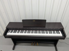 Load image into Gallery viewer, Yamaha Arius YDP-143 Digital Piano and stool dark rosewood finish stock #24639