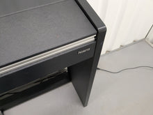 Load image into Gallery viewer, Roland F110 compact slim size Digital Piano in black stock # 24652