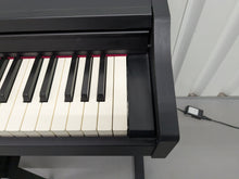 Load image into Gallery viewer, Roland RP102 digital piano and stool in satin black finish stock number 25008