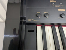 Load image into Gallery viewer, Roland KR-5 Intelligent Digital Piano and stool, 88 weighted keys stock # 25023