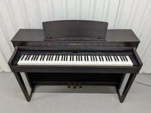 Load image into Gallery viewer, Yamaha Clavinova CLP-470 in dark rosewood with wooden keys action + stool #25009