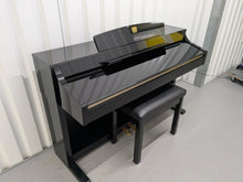 Load image into Gallery viewer, Yamaha Clavinova CLP-340PE glossy black polished ebony Piano stock #25011