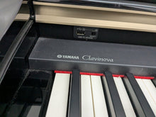 Load image into Gallery viewer, Yamaha Clavinova CLP-340PE glossy black polished ebony Piano stock #25011