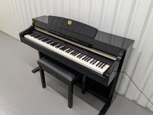 Load image into Gallery viewer, Yamaha Clavinova CLP-340PE glossy black polished ebony Piano stock #25011