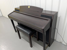 Load image into Gallery viewer, YAMAHA CLAVINOVA CLP-270 DIGITAL PIANO AND STOOL IN DARK ROSEWOOD stock nr 25012