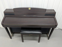 Load image into Gallery viewer, YAMAHA CLAVINOVA CLP-270 DIGITAL PIANO AND STOOL IN DARK ROSEWOOD stock nr 25012