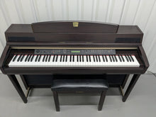Load image into Gallery viewer, YAMAHA CLAVINOVA CLP-270 DIGITAL PIANO AND STOOL IN DARK ROSEWOOD stock nr 25012