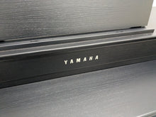 Load image into Gallery viewer, Yamaha Clavinova CLP-635 Digital Piano and stool in satin black stock #25025