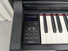 Load image into Gallery viewer, Yamaha Clavinova CLP-635 Digital Piano and stool in satin black stock #25025