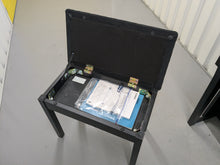 Load image into Gallery viewer, Yamaha Clavinova CLP-635 Digital Piano and stool in satin black stock #25025