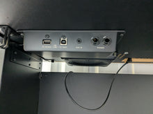 Load image into Gallery viewer, Yamaha Clavinova CLP-635 Digital Piano and stool in satin black stock #25025