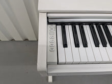 Load image into Gallery viewer, Yamaha Arius YDP-143 Digital Piano and stool in satin white finish stock #25032
