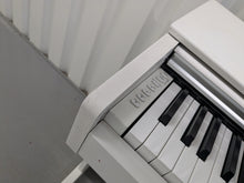 Load image into Gallery viewer, Yamaha Arius YDP-143 Digital Piano and stool in satin white finish stock #25032