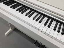 Load image into Gallery viewer, Yamaha Arius YDP-143 Digital Piano and stool in satin white finish stock #25032
