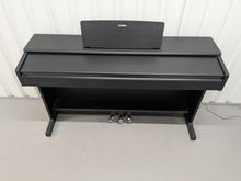 Load image into Gallery viewer, Yamaha Arius YDP-144 digital piano and stool in satin black finish stock #25033