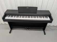 Load image into Gallery viewer, Yamaha Arius YDP-144 digital piano and stool in satin black finish stock #25033