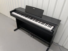 Load image into Gallery viewer, Yamaha Arius YDP-144 digital piano and stool in satin black finish stock #25033