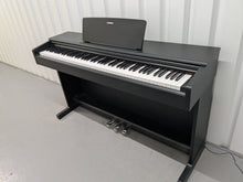 Load image into Gallery viewer, Yamaha Arius YDP-144 digital piano and stool in satin black finish stock #25033