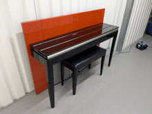 Load image into Gallery viewer, YAMAHA Clavinova MODUS CLP-F01 in Polished Ebony+Orange with stool stock #25039