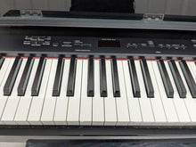 Load image into Gallery viewer, YAMAHA Clavinova MODUS CLP-F01 in Polished Ebony+Orange with stool stock #25039