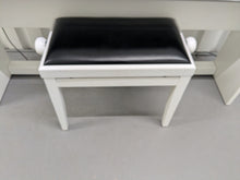 Load image into Gallery viewer, Roland F130R Digital Piano in white with matching colour stool stock # 25027