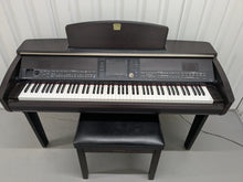 Load image into Gallery viewer, Yamaha Clavinova CVP-405 digital piano arranger in dark rosewood stock # 25041