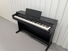 Load image into Gallery viewer, Yamaha Arius YDP-163 Digital Piano and stool in satin black clavinova keyboard stock # 25043