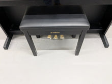Load image into Gallery viewer, Yamaha Clavinova CLP-320PE Digital Piano and stool Glossy Black stock no 25047