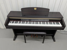 Load image into Gallery viewer, Yamaha Clavinova CLP-120 Digital Piano and stool in dark rosewood stock #25061