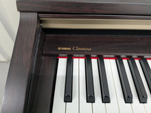 Load image into Gallery viewer, Yamaha Clavinova CLP-120 Digital Piano and stool in dark rosewood stock #25061