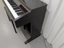 Load image into Gallery viewer, Yamaha Clavinova CLP-120 Digital Piano and stool in dark rosewood stock #25061