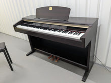 Load image into Gallery viewer, Yamaha Clavinova CLP-120 Digital Piano and stool in dark rosewood stock #25061